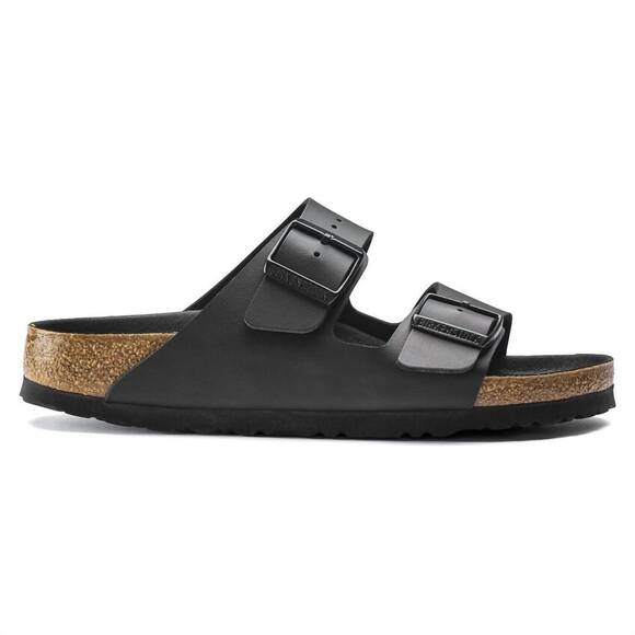 NEW BIRKENSTOCK women's arizona sandal in black - Picture 4 of 5